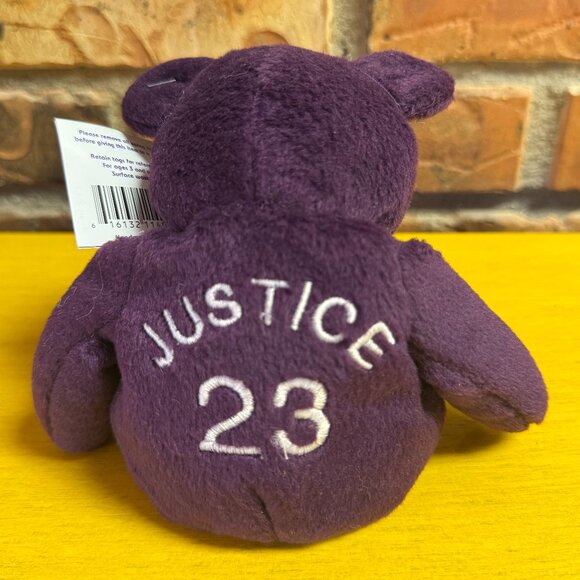 Vintage Salvino's Bamm Beanos David Justice Beanie Babies 1998 MLB Baseball NWT - Picture 1 of 3